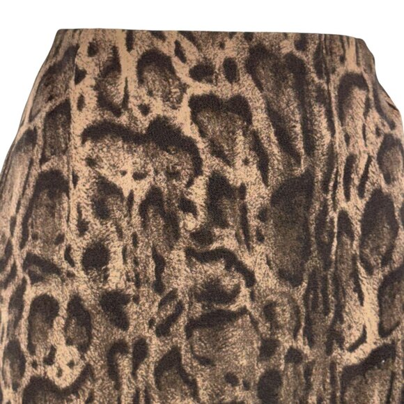 LAFAYETTE 148 NEW YORK Wool Animal Print Pencil Skirt Size 4 Petite - Picture 8 of 8